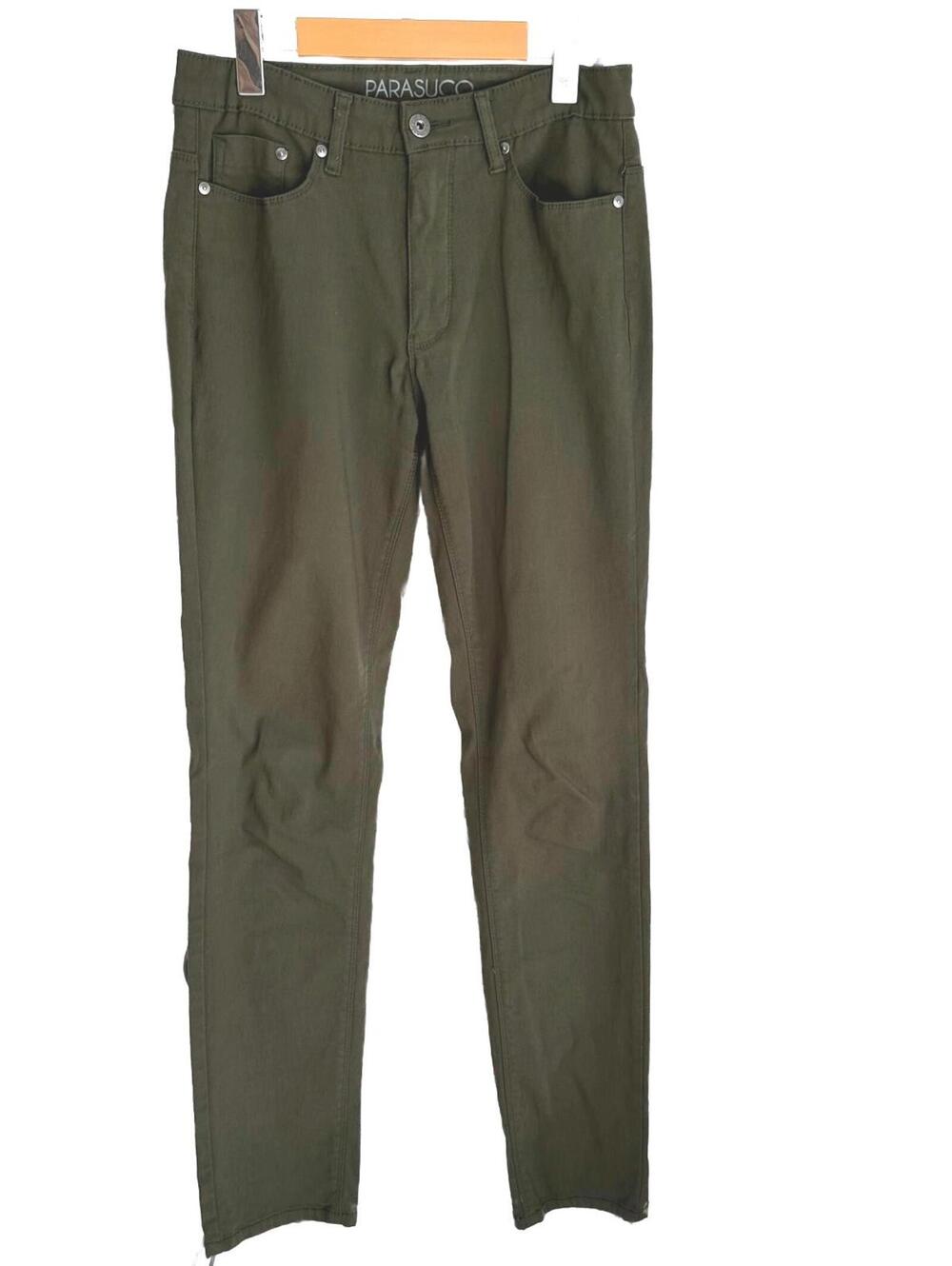 Parasuco Jeans Women’s Olive Green Skinny Pants Stretch- Size 8
